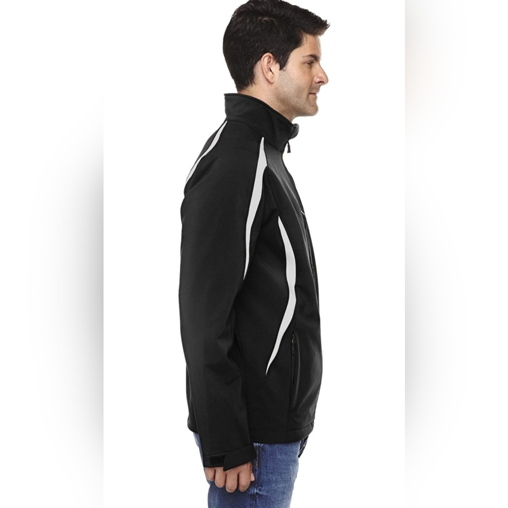 North End Mens Compass Color Block Soft Shell Jacket - Picture 4 of 16